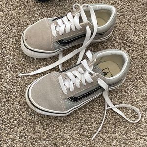 Toddler boys Grey/black Vans 11